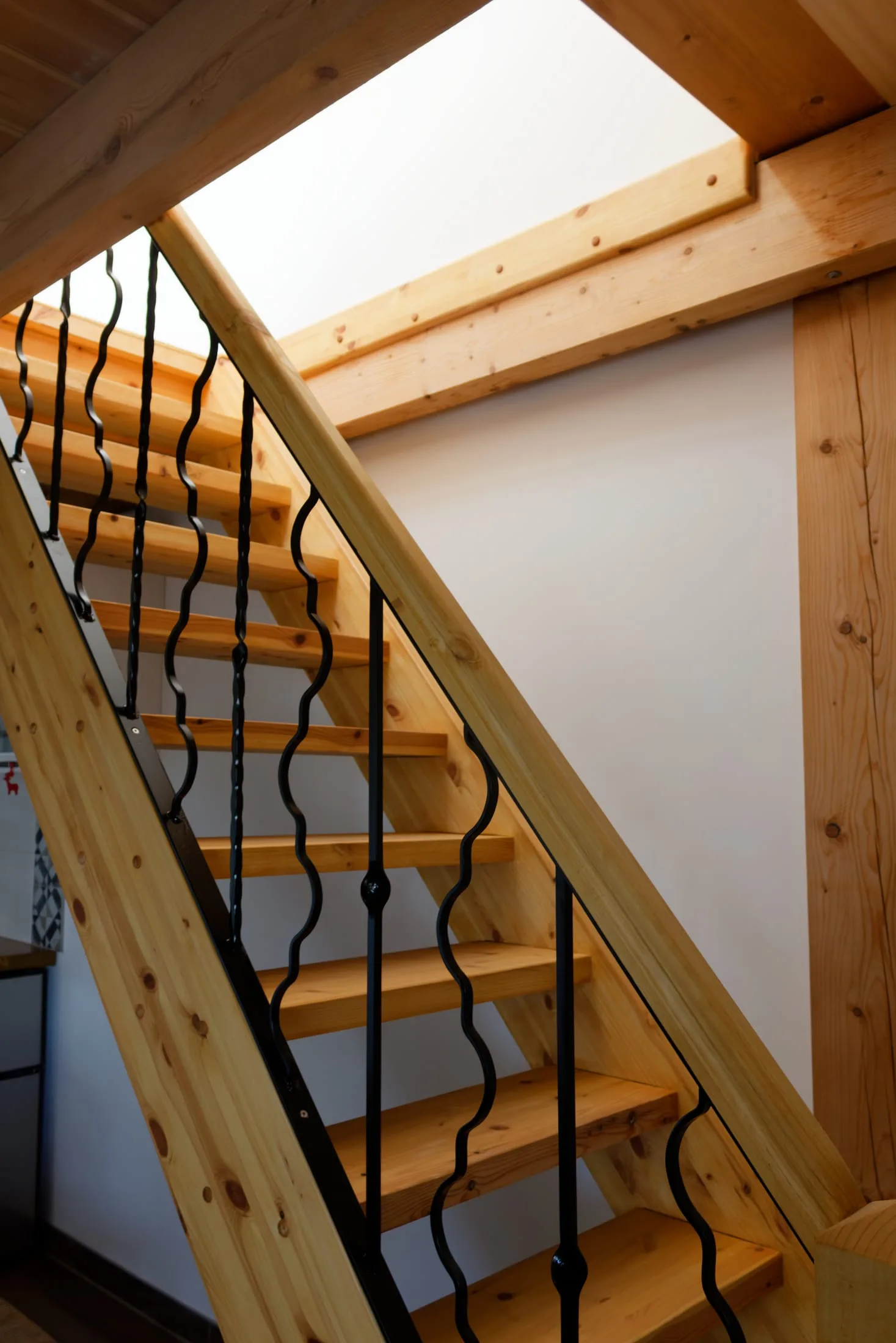 Treppe in Ferienwohnung 3