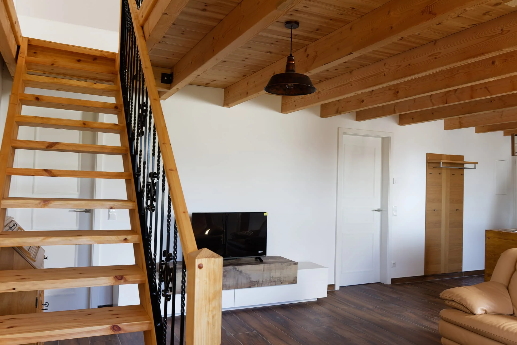 Treppe in Ferienwohnung 4